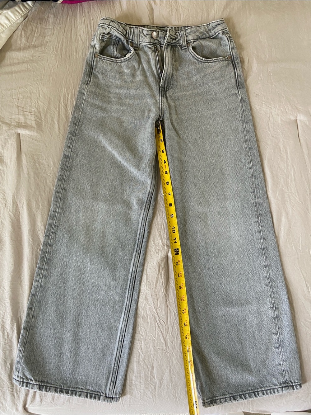 Zara Girls Grey Denim Jeans